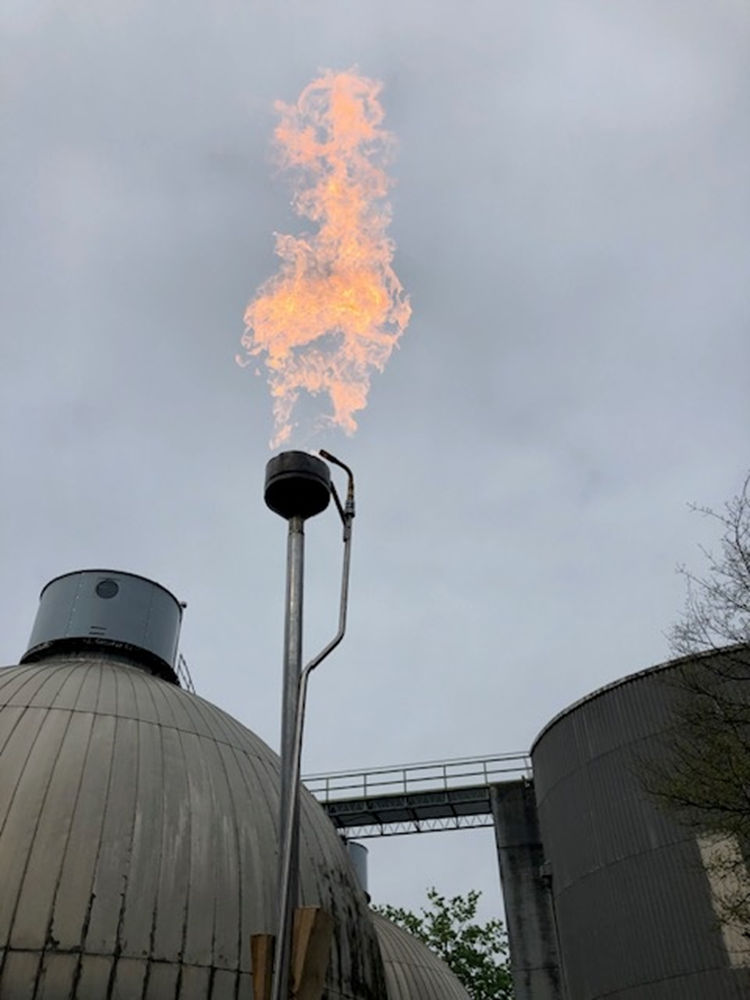 ©Stadtwerke Rosenheim - Gasfackel