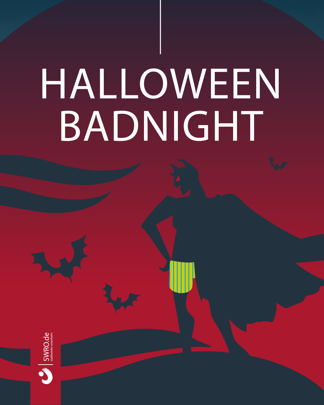 Halloween Badnight im Hallenbad Rosenheim