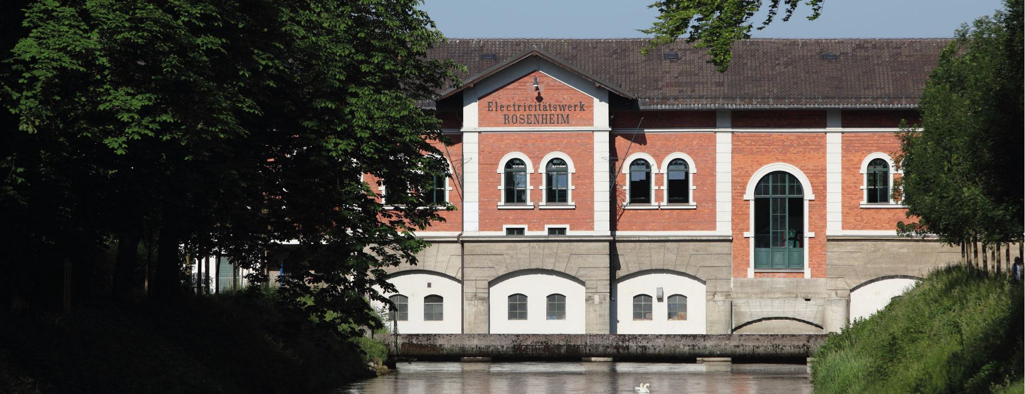 Wasserkraftwerk der Stadtwerke Rosenheim